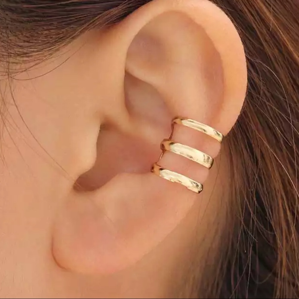 Triple Band Cuff Earring - Picture 8 of 8